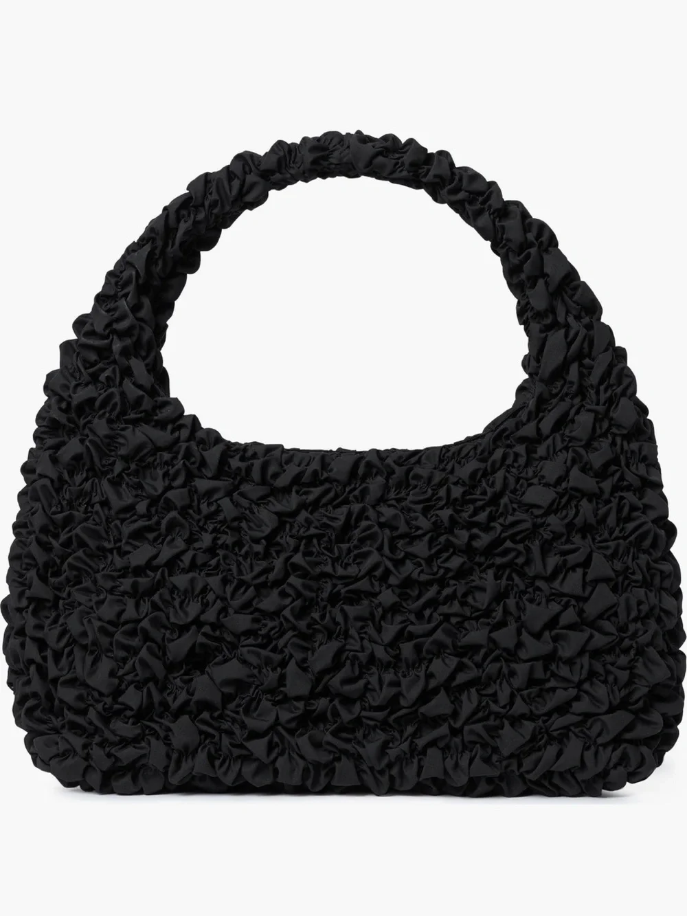 Loeffler Randall Black Ruched Hobo Bag